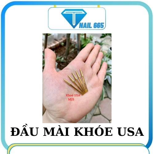 Đầu mài khóe móng nail , Đầu mài móng kim loại Titan cao cấp