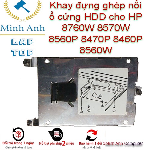 Khay nắp ổ cứng HDD cho laptop HP 8760W 8570W 8560P 8470P 8460P 8560W