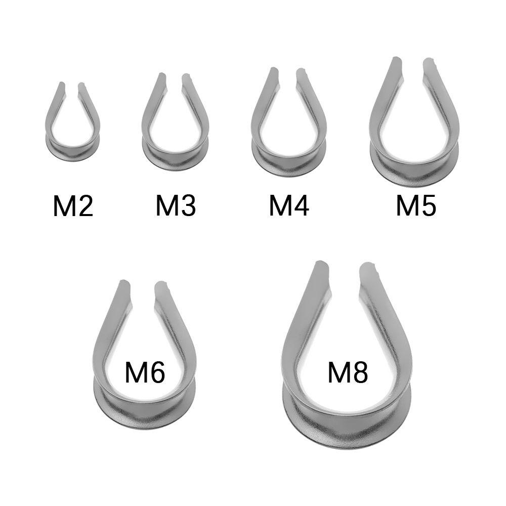 Set 10 Kẹp Dây Thừng M2 M8 Bằng Inox Siêu Bền Tiện Dụng