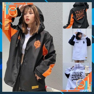 [Video+Ảnh Thật] Áo Khoác Dù Nữ Form Rộng Có Mũ Nón 2 Lớp HIGHCLUB Unisex Ulzzang Style 3 Size M L XL AK100 Kho Sỉ TD