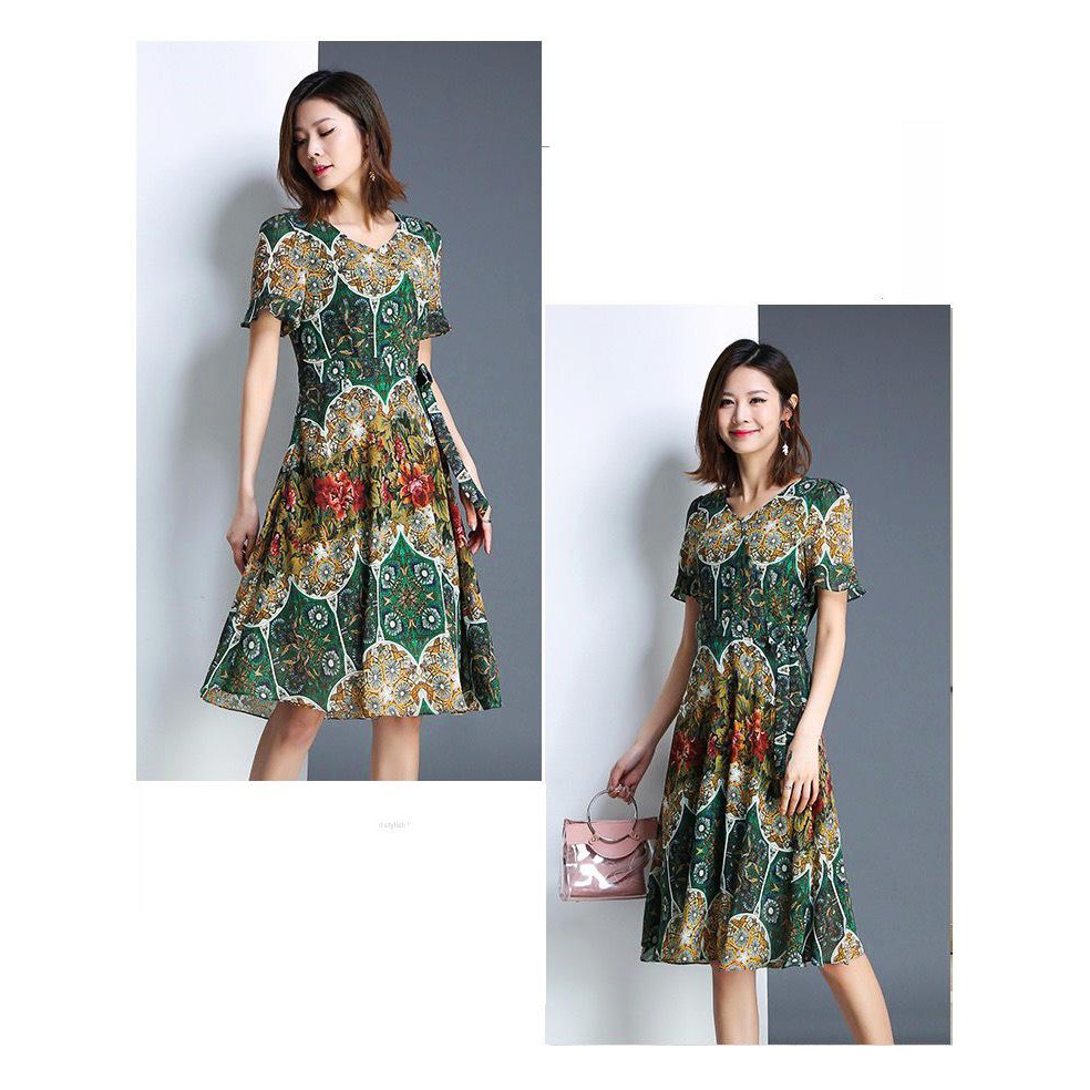 VÁY ĐẦM TRUNG NIÊN CAO CẤP - KIỂU ĐẦM TRUNG NIÊN ĐẸP DÁNG XÒE VOAN 2 LỚP,  - ĐẦM TRUNG NIÊN ĐẸP 3189 3254 3323
