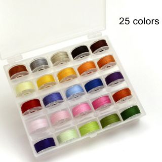 Hộp đựng suốt chỉ màu thêu kim tuyến 25 ngăn - 36 ngăn