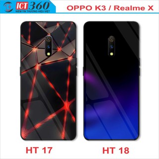 Ốp Lưng Kính  REALME X/ OPPO K3  - In Theo Yêu Cầu (Nhiều Hình)
