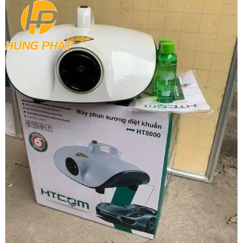 Máy phun sương khử khuẩn, khử mùi xe hơi, văn phòng nhà của, phòng chống dịch HT8000 (HTCOM)