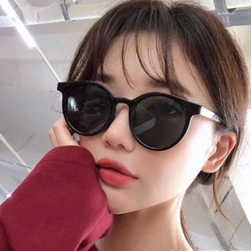 Kính mát gọng oval tròn siêu nhẹ màu sắc cổ điển thời trang cho nam nữ