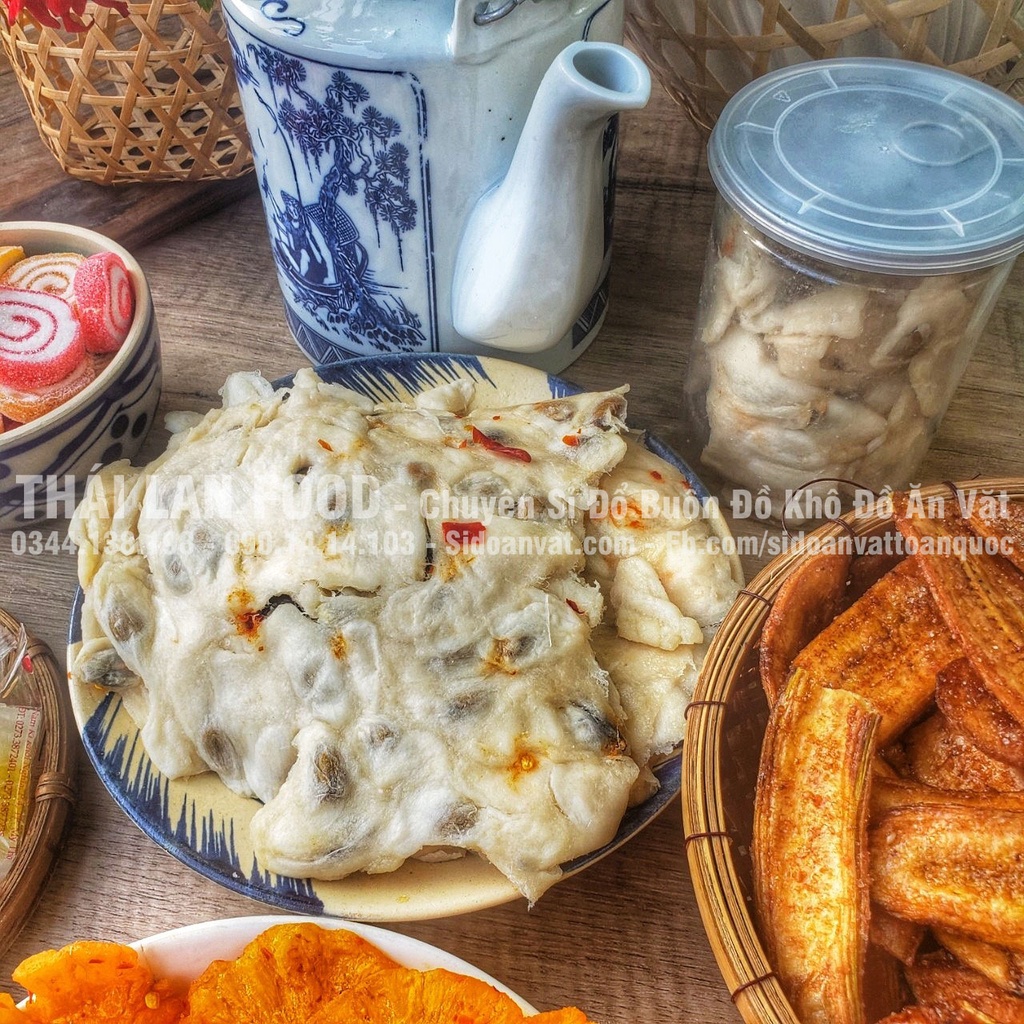 Mãng Cầu Sấy Muối Ớt Lon 500Gram &amp; Lon 300Gram