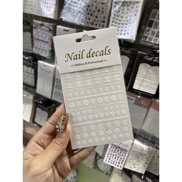 Sticker dán móng tay - phụ kiện nail mi