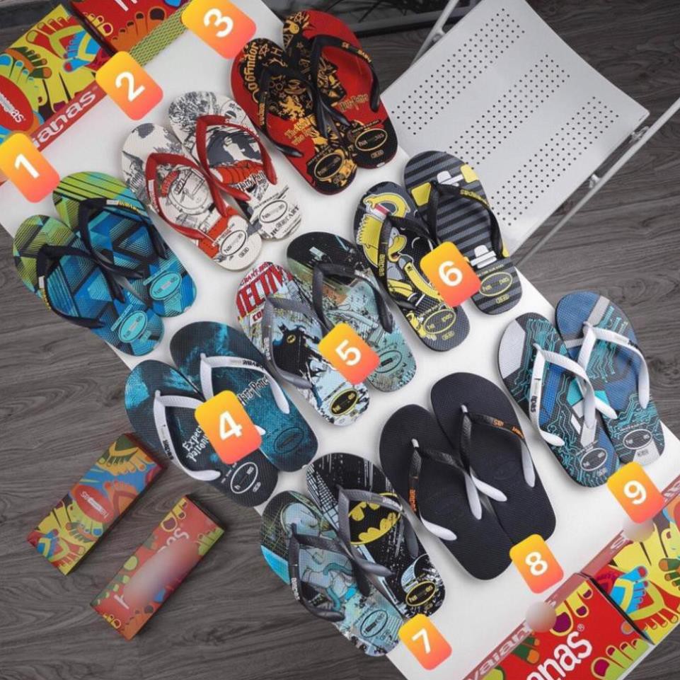 [Sale 3/3] Dép kẹp biển, dép nam cao su siêu mềm Havaianas Brazil Full-Box Sale 11 ' > $ .