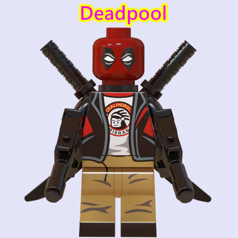 Đồ Chơi  Lắp Ráp Mô Hình Nhân Vật Deadpool Mini Dễ Thương Cho Bé
