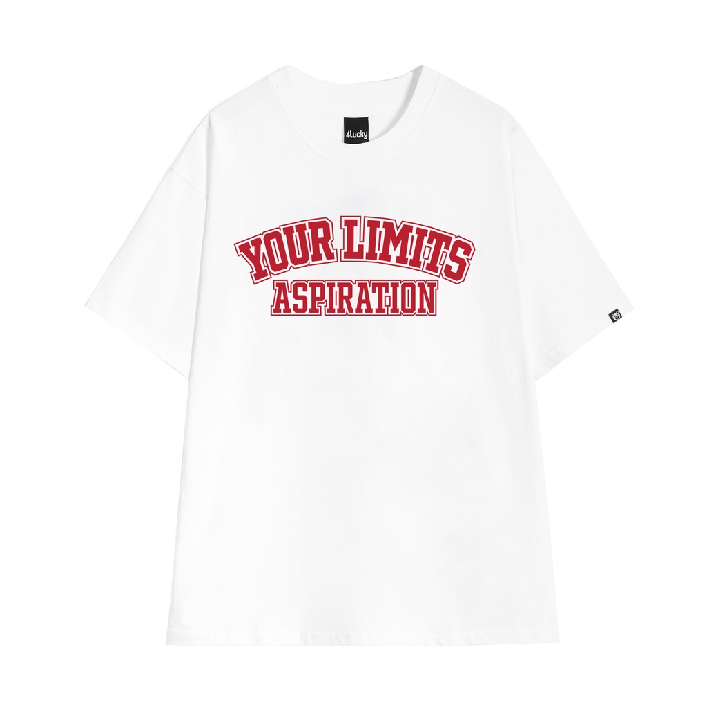 Áo phông rộng nam nữ 4lucky 6030 - tay lỡ form rộng oversize streetwear