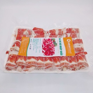 [GIAO HỎA TỐC ĐÀ NẴNG 2H] - Ba chỉ bò Mỹ bào cuộn 500g