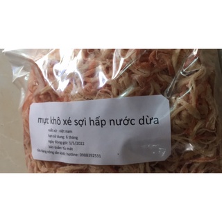 mực khô xé sợi hấp dừa gói 1 kg