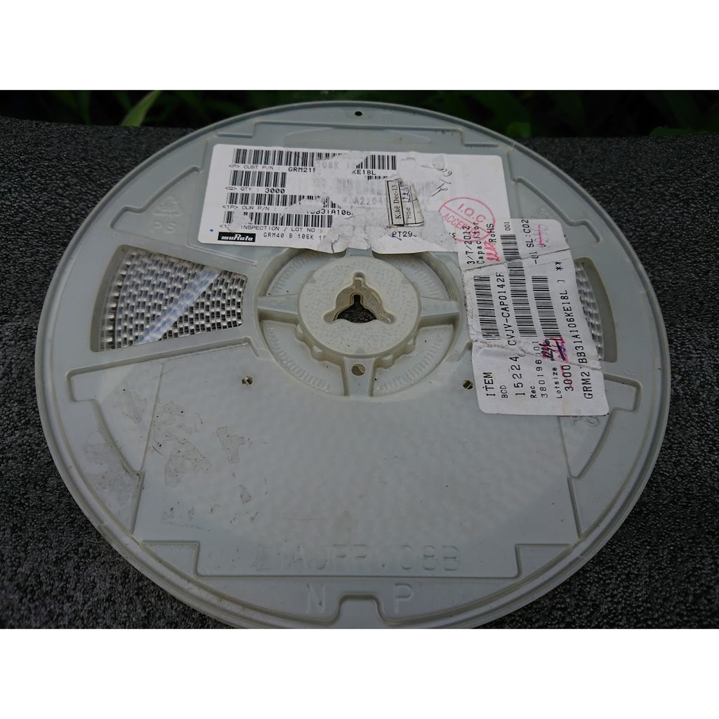 Tụ điện SMD Murata 0805 10uF 10V GRM21BB31A106KE18L