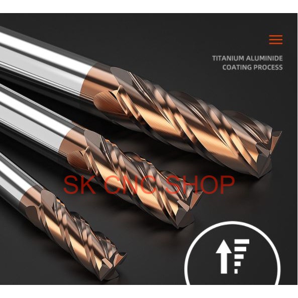 Mũi dao phay Kim loại 4 ME - ENDMILL - HRC55 - SK CNC SHOP