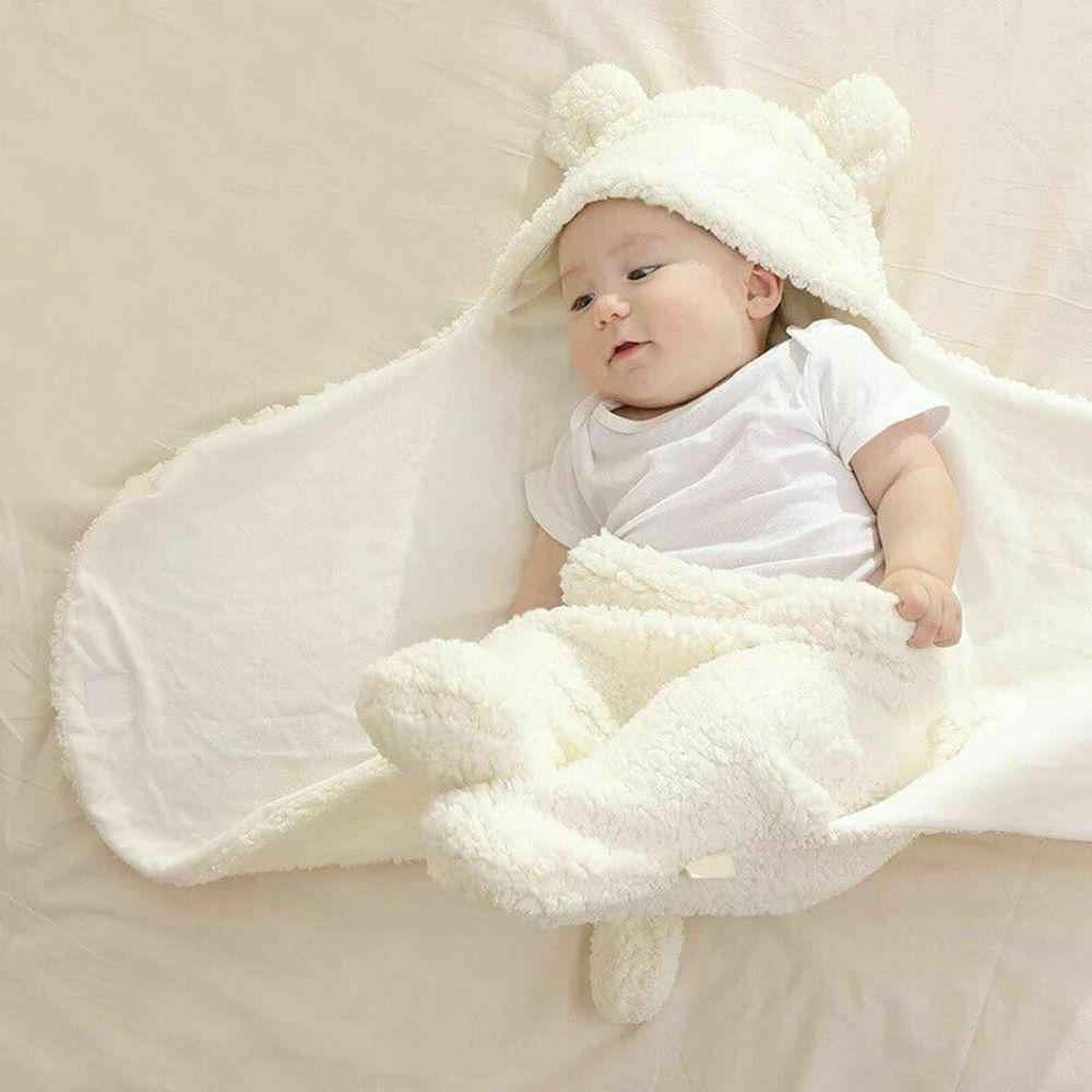EUTUS Áo Liền Quần Có Nón Trùm Mềm Mại Giữ Ấm Cho Bé