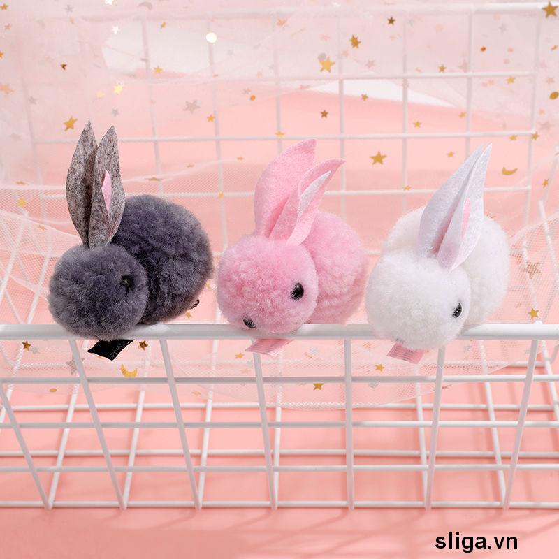 💌Kẹp tóc họa tiết chú thỏ hoạt hình phong cách Hàn Quốc dễ thương cho nữ