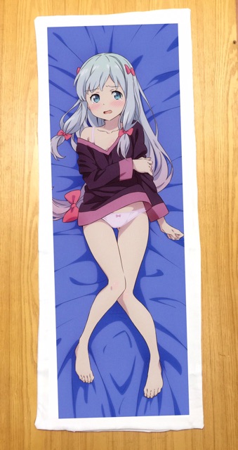 Gối ôm anime sagiri dài 40 x 1m ruột bông Hàn Quốc