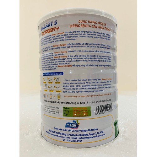 SỮA SURGERY BỒI BỔ SỨC KHỎE SAU BỆNH 900GR