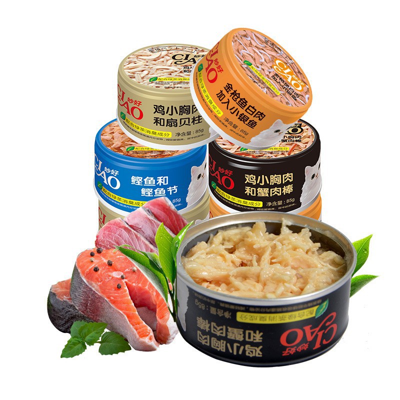 Pate Ciao dạng lon 85gr cho mèo - Hàng chính hãng