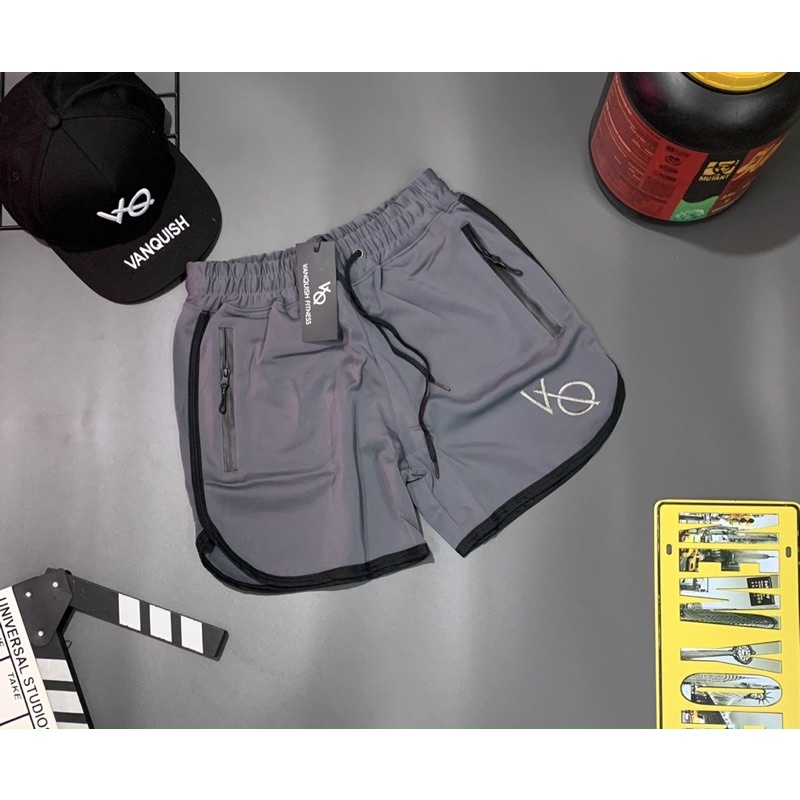 [sale sốc] quần short gym nam VANQUISH form ngắn tới đùi