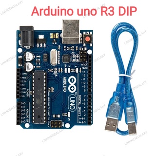 Arduino uno R3 chíp cắm 16U2 +chíp dán CH340+ kèm cáp