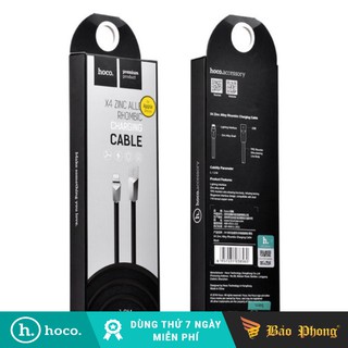 Cáp iphone lightning hoco x4 / chính hãng