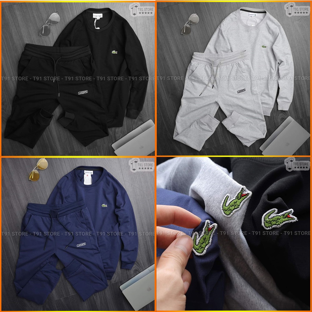 Bộ thể thao nam🔥FREESHIP🔥 Bộ quần áo thu đông dài tay, cổ tròn chất liệu cao cấp - Phom dáng chuẩn- Phù hợp mọi lứa tuổi