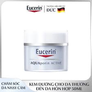 [Tem Chính Hãng]- Kem Dưỡng Cấp Ẩm Dành Cho Da Khô Eucerin Aqua Porin Active Cream 50Ml