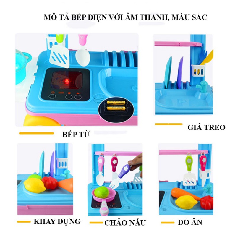 Sale Sốc Đồ Chơi Nhà Bếp, Đồ Dùng Nấu Ăn, Đồ Chơi Trẻ Em, Bé Thoả Sức Sáng Tạo