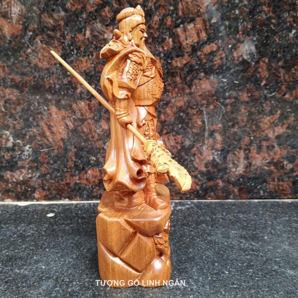 Tượng quan công quan vân trường gỗ bách xanh | BigBuy360 - bigbuy360.vn