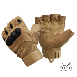 [Mã FASHIOND10 giảm 10K đơn 50K] Găng tay Oakley cụt ngón chính hãng