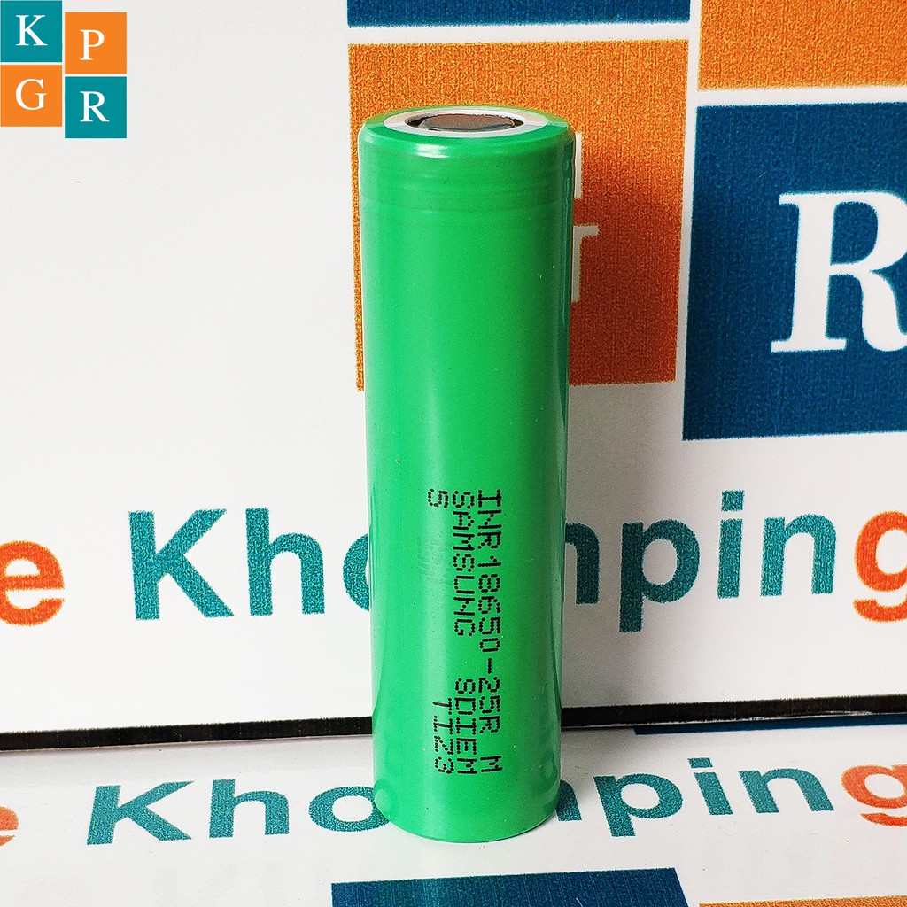 KPGR Cell pin 18650 Samsung 25R - 2500mah xả 20a