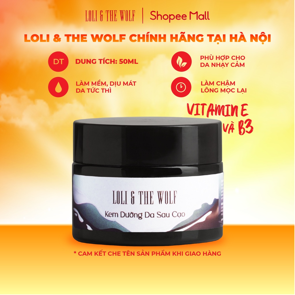 Kem Dưỡng Vùng Kín Sau Cạo Loli The Wolf Làm Chậm Qúa Trình Lông Mọc 50ml