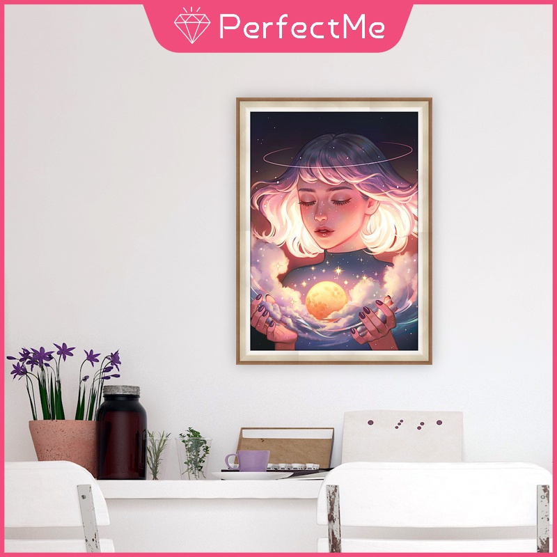 Bộ Tranh Đính Đá 5D Tự Làm 30x40cm Hình Phong Cảnh Trang Trí Nhà Cửa