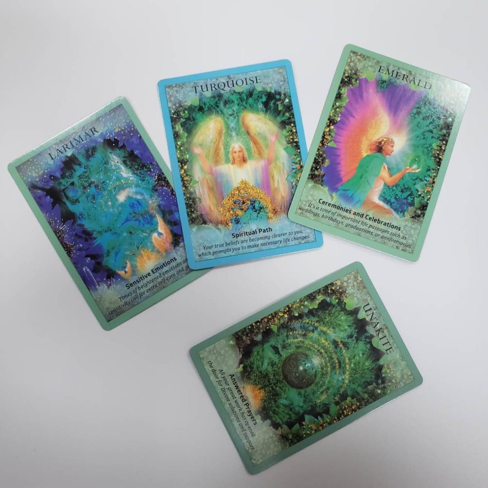 [Freeship toàn quốc]  [Mã TOYJAN hoàn 20K xu đơn 50K] Bộ Crystal Angels Oracle L4 Card Deck Cao Cấp Đẹp