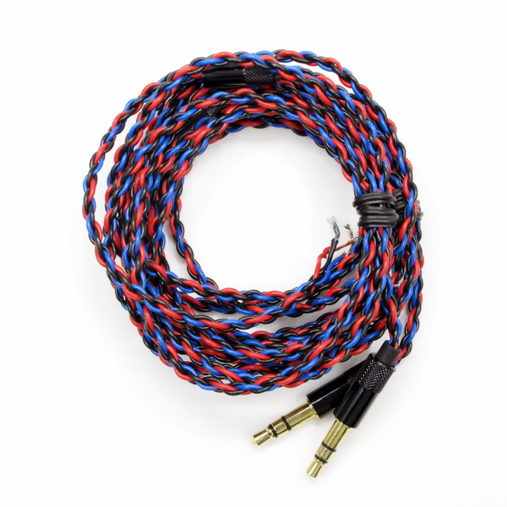 1Pcs 1.2M DIY Replacement wire Audio Cable Headphone Repair Headset Wire DIY Headphone Earphone Maintenance Wire