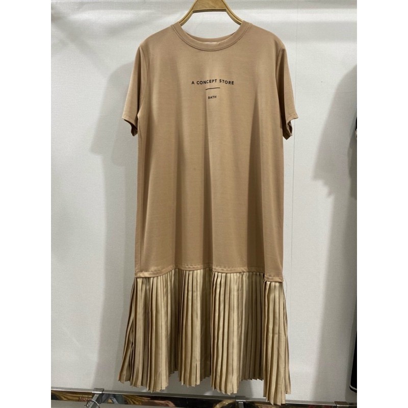 Váy cotton suông ly dập | BigBuy360 - bigbuy360.vn
