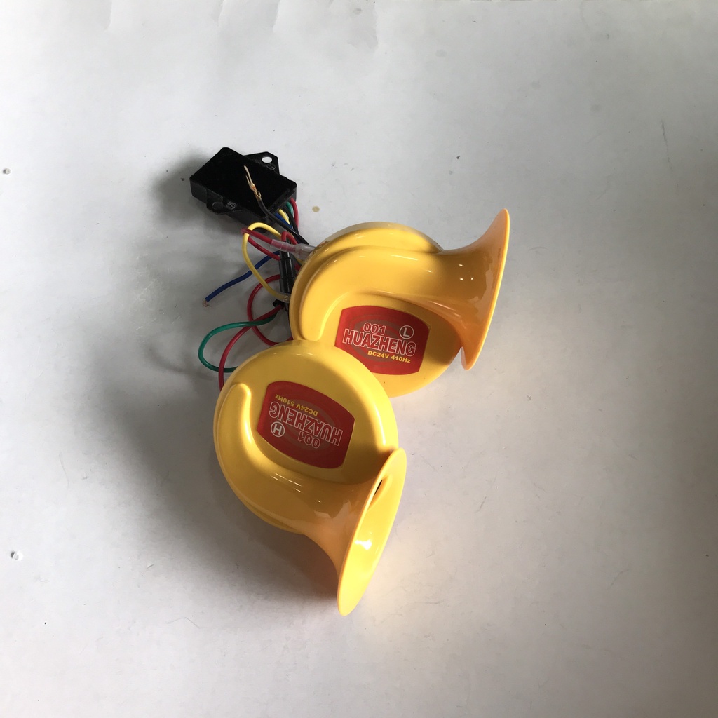 Còi ngân xe hơi 3 tiếng hàn quốc 12v và 24v hàng đẹp