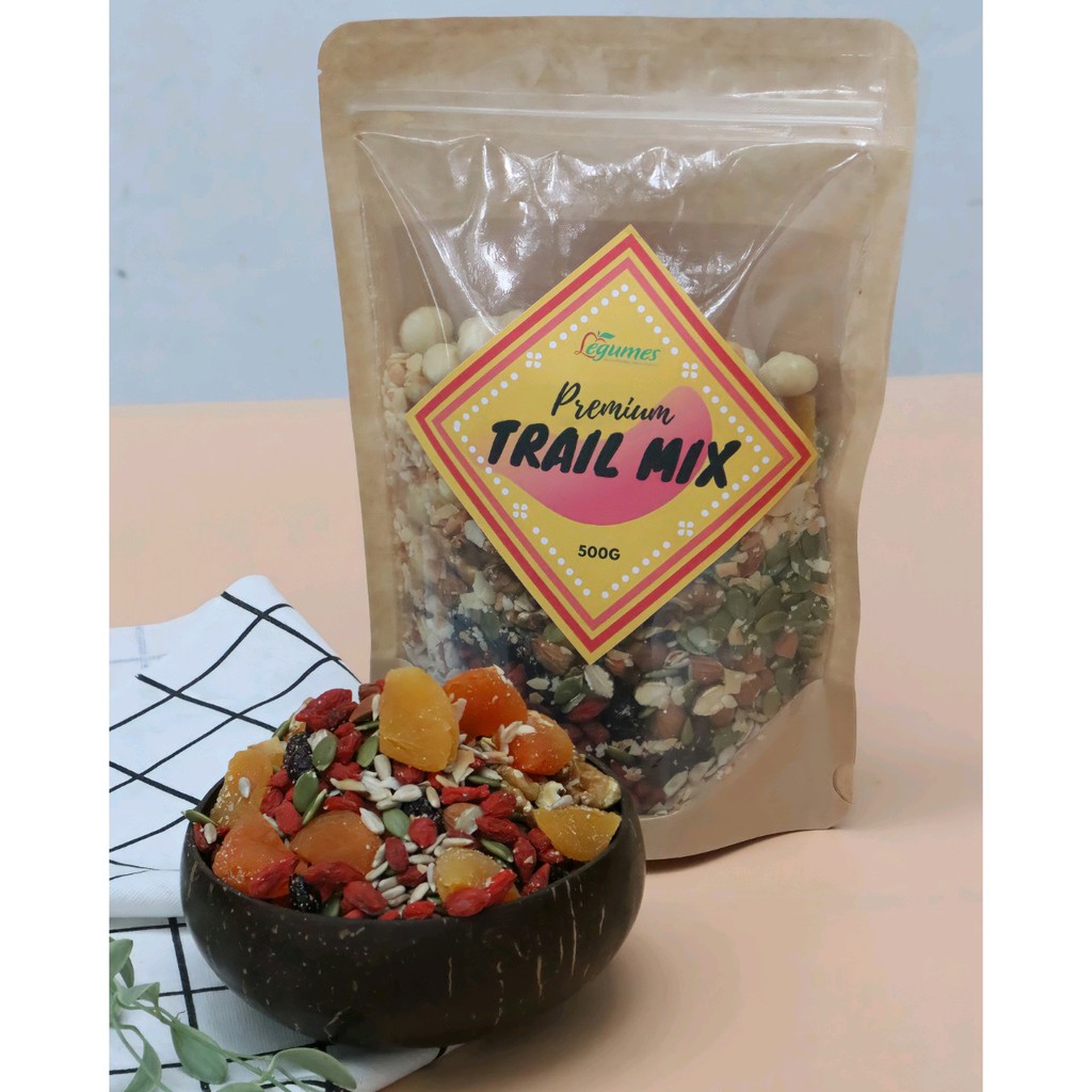 Trail Mix 10 loại Hạt và Trái cây sấy cao cấp 500g - [ LÉGUMES VIỆT NAM ]