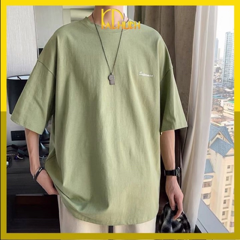Áo thun tay lỡ nam in Superman vải cotton hàng dày dặn bao đẹp chuẩn shop