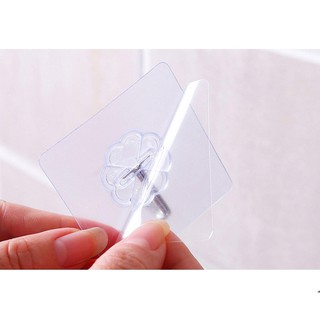 Combo 10 Móc Nhựa Dán Tường Chịu Lực Thần Thánh Trong Suốt Tiện Dụng