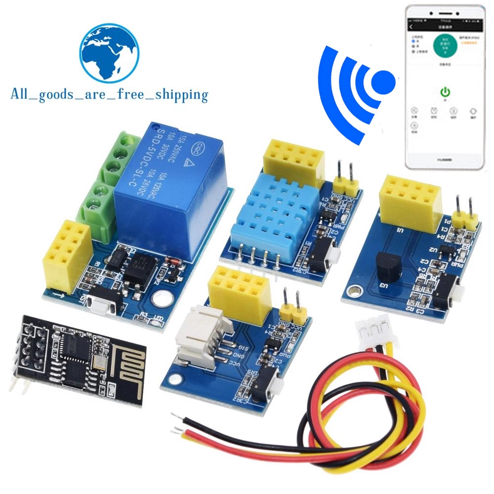 Mô Đun Rơ Le Wifi Esp8266 5v Ds18B20 Dht11 Rgb
