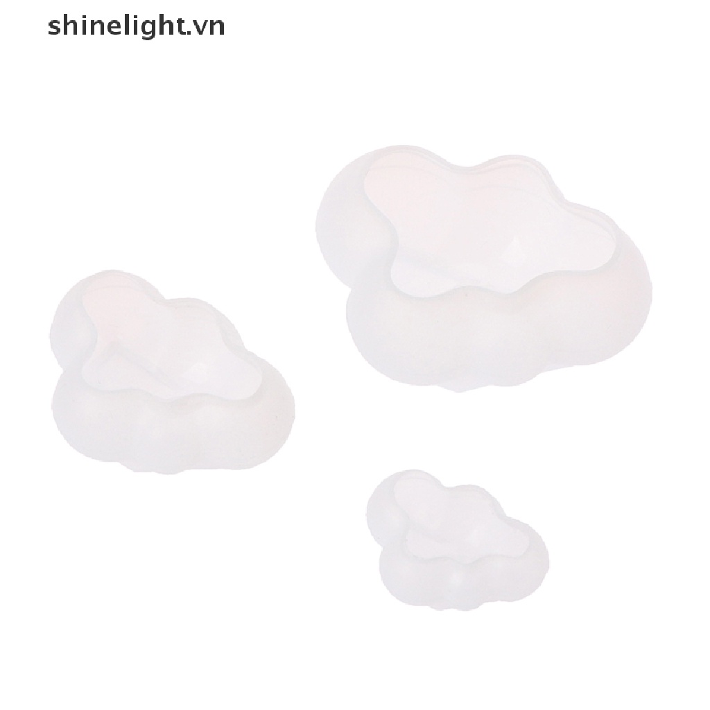 Khuôn Silicon Làm Bánh Kẹo Hình Đám Mây 3D