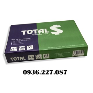 Giấy photocopy Total A4 Định lượng 65