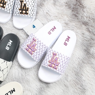 Dép MLB logo LA Màu Tím nữ tính