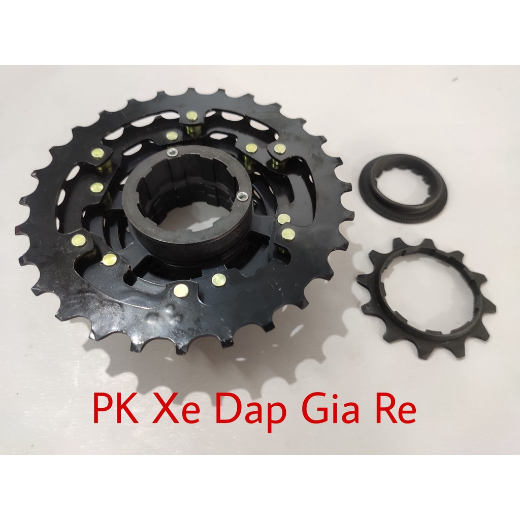 Líp thả xe đạp 7 tầng, Líp thả Shimano CS-HG200 7 Speed 12-28, 12-32T - Chính hãng