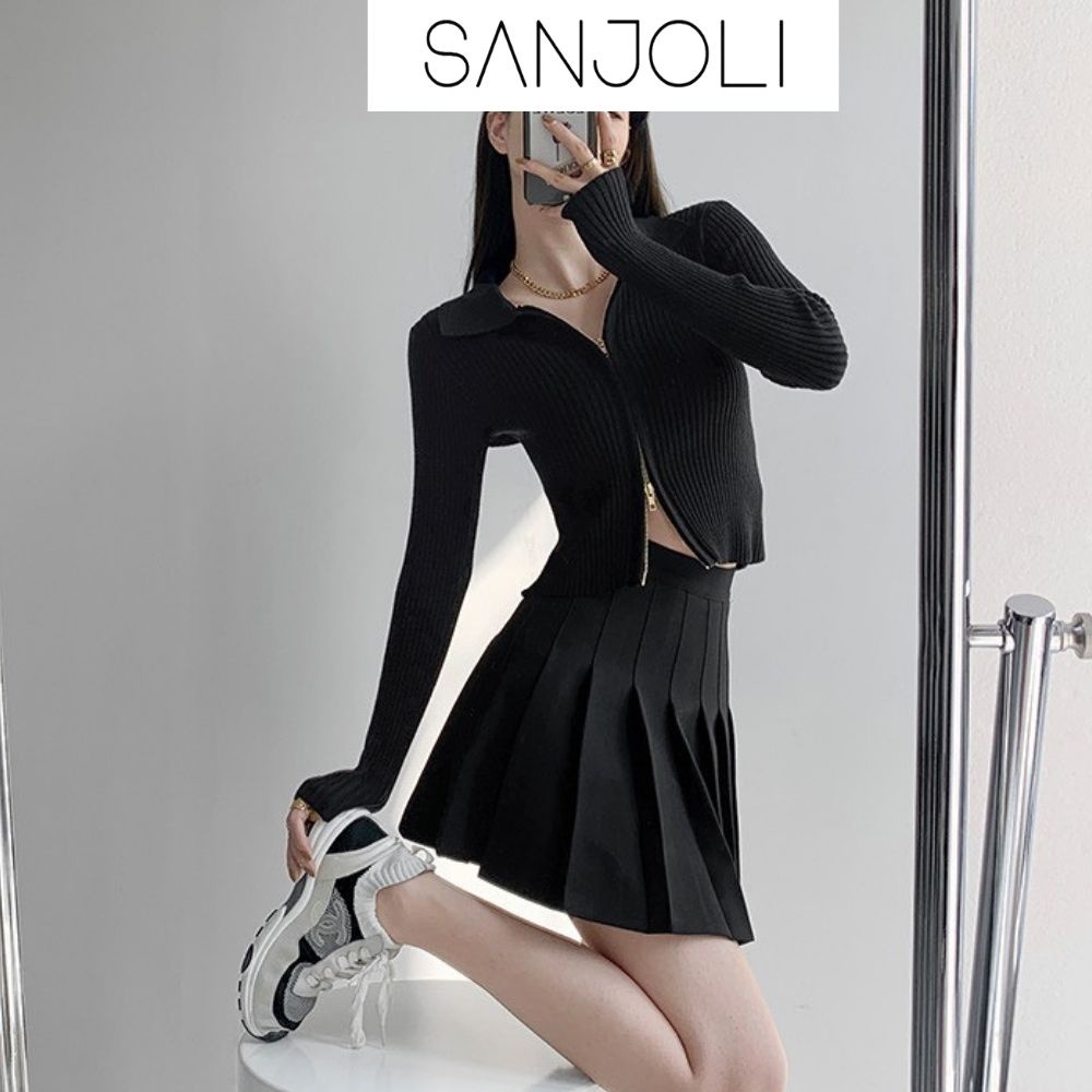 Chân Váy Xếp Ly Tennis Phong Cách Ulzzang Năng Động SANJOLI CV003