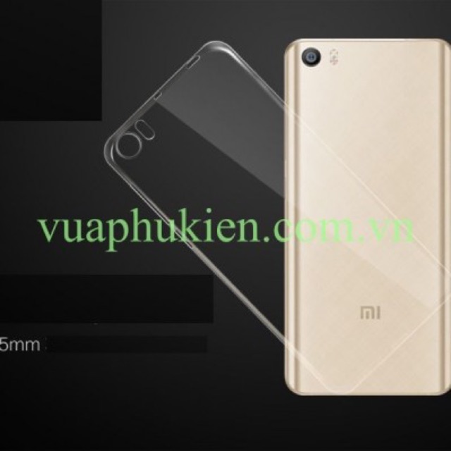 Dẻo silicon trong suốt Xiaomi Mi 5