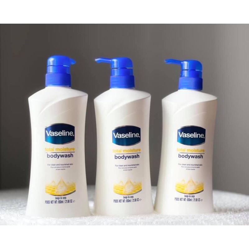 Sữa_Tắm Vaseline tatal moisture Body_Wash 650ml