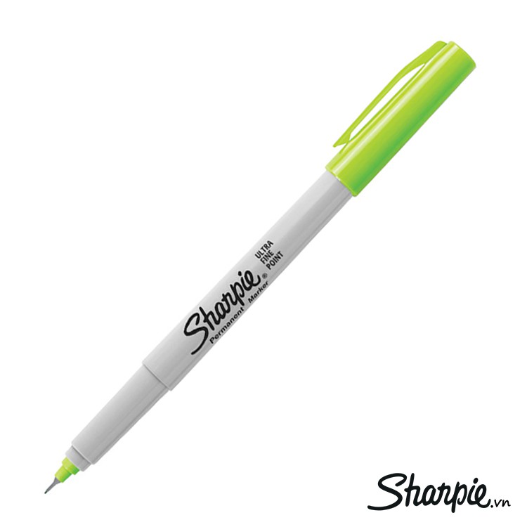 Bút lông dầu ngòi kim Sharpie Ultra Fine - Lime Green (Xanh lá mạ)